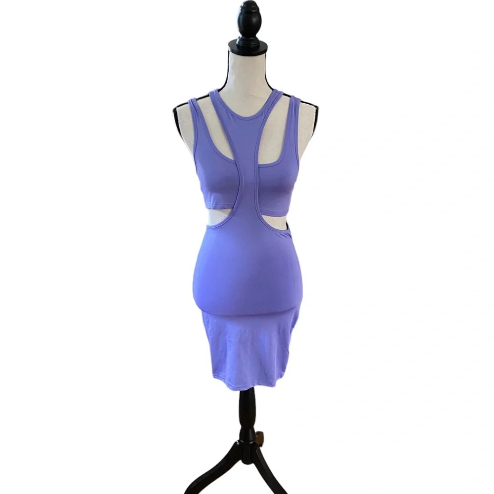 Two Piece Cut Out Mini Dress - Picture 1 of 2